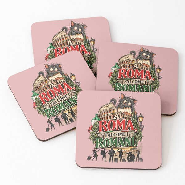 Item preview, A Roma, Fai Come i Romani – Vintage Rome Italy Travel Design designed and sold by The Kawaii Forge.