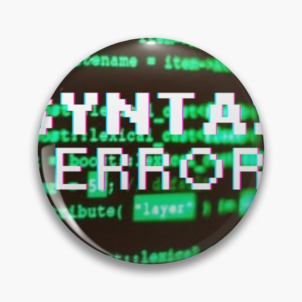 Item preview, Error de sintaxis designed and sold by MichalArtStudio.
