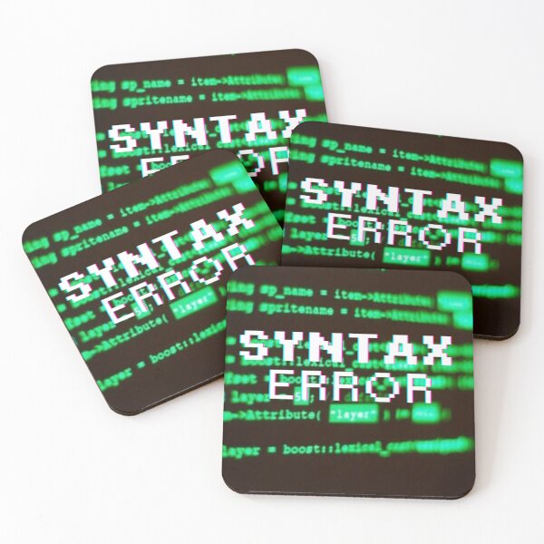 Item preview, Syntax error designed and sold by MichalArtStudio.