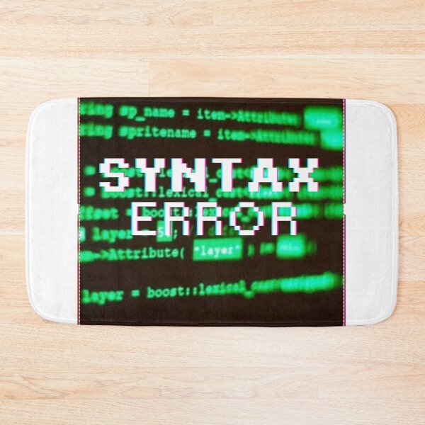 Item preview, Syntax error designed and sold by MichalArtStudio.