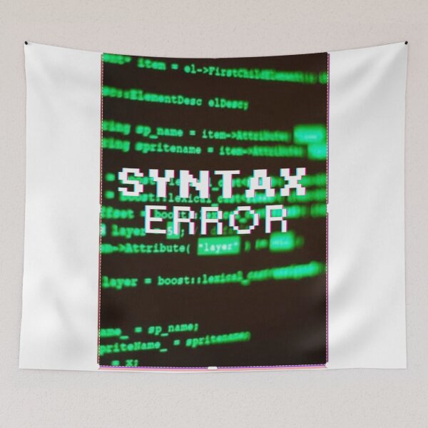 Item preview, Syntax error designed and sold by MichalArtStudio.
