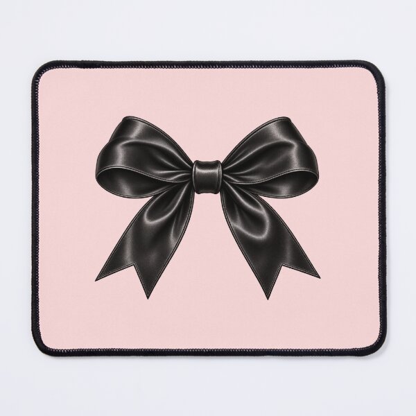 Item preview, Black Satin Bow Coquette Gothic Feminine Aesthetic designed and sold by StickyDelights.