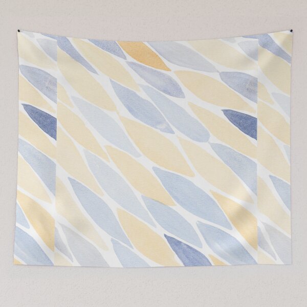 Item preview, Neutral Grey and Cream Abstract Brushstroke Pattern designed and sold by ArithraStudio.