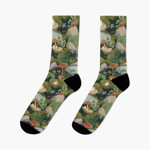Item preview, Mossy Frog Pond designed and sold by UnhingedBird.