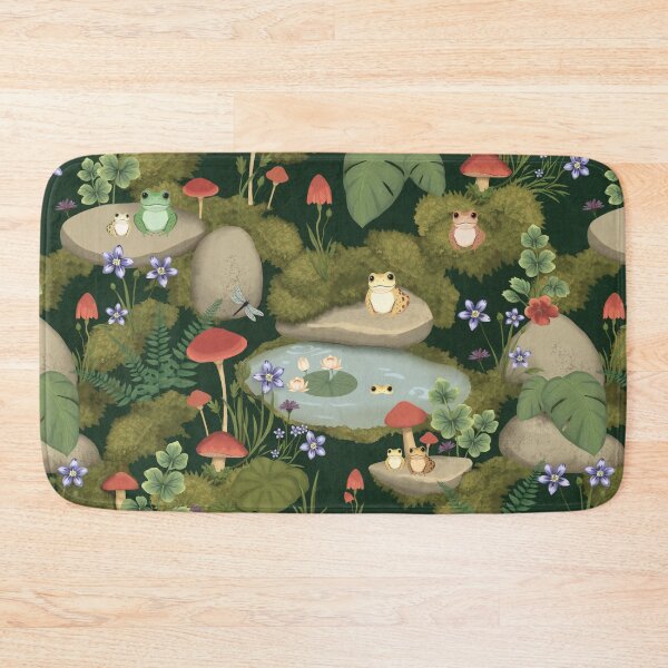 Item preview, Mossy Frog Pond designed and sold by UnhingedBird.