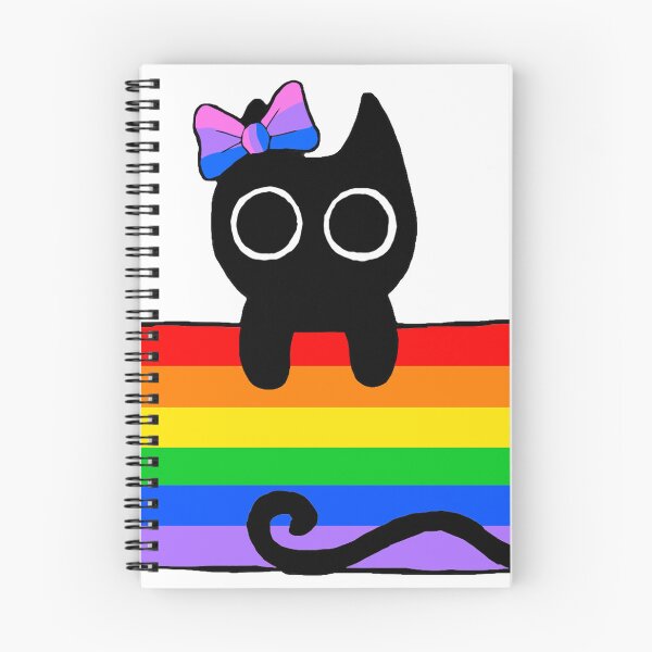 Item preview, Black Cat Pride Rainbow designed and sold by Team Manticore.