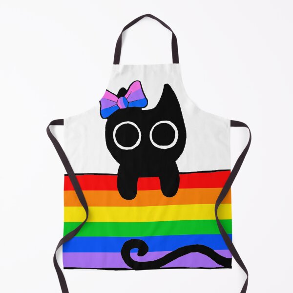 Item preview, Black Cat Pride Rainbow designed and sold by Team Manticore.