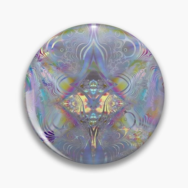Item preview, Irredescent fractal swirl designed and sold by KingsArtworx 2.
