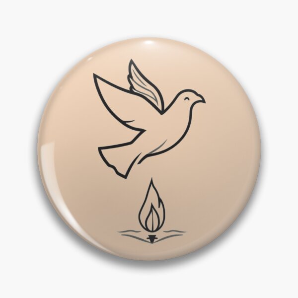 Item preview, Sealed with the Spirit Dove and Flame designed and sold by cybercanvasmuse.