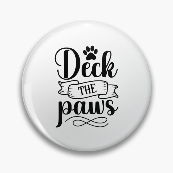 Item preview, Christmas Dog Deck the Paws Funny Holiday Vibes Design designed and sold by FuzionRaptor.