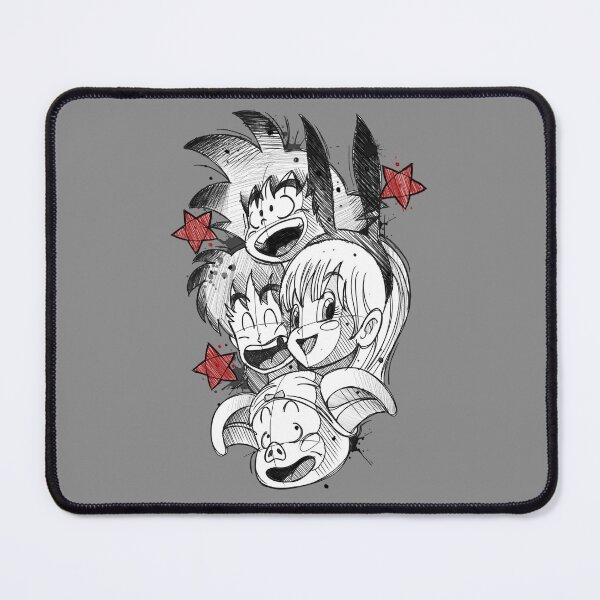 Item preview, Goku , Bulma, Yamcha and Oolong. Dragonball sketch style designed and sold by Inked T.