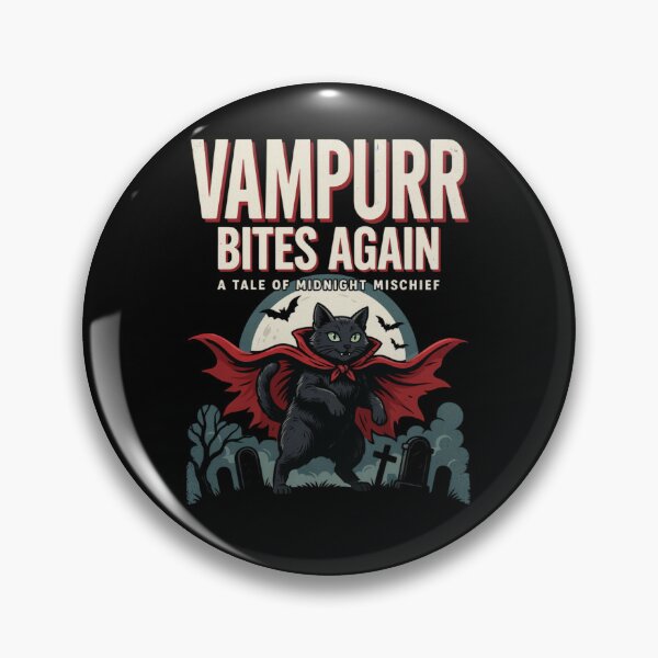 Item preview, Vampurr Bites Again Funny Cat designed and sold by Millsoft.