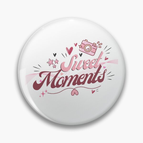 Item preview, Sweet Moment Aesthetic Pink Camera Cute Love Typography designed and sold by Snikdha.