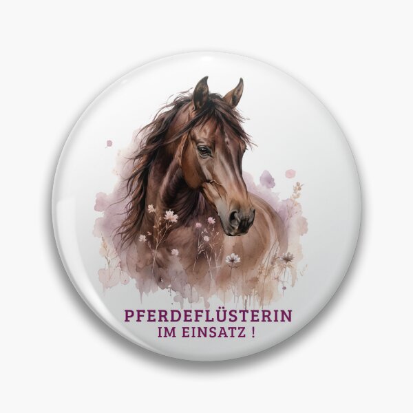 Artikelvorschau, Pferdeflüsterin im Einsatz! Aquarell Pferd entworfen und verkauft von TerraStyleTina.
