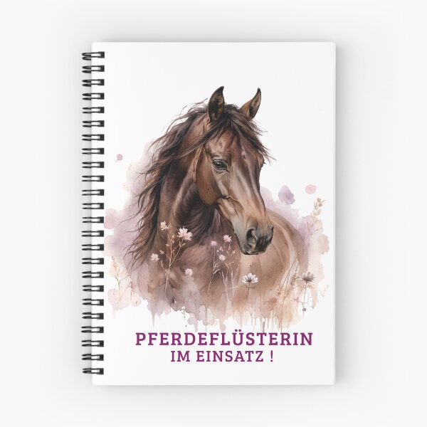 Artikelvorschau, Pferdeflüsterin im Einsatz! Aquarell Pferd entworfen und verkauft von TerraStyleTina.