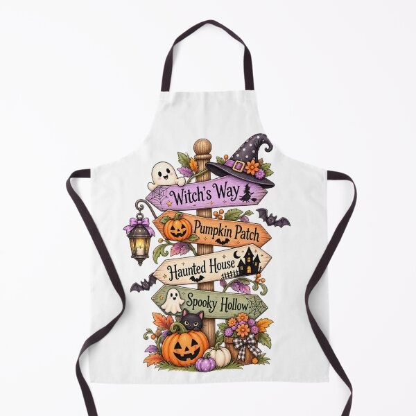 Item preview, Spooky Cute Halloween Sign-post designed and sold by Lori Winslow Designs.