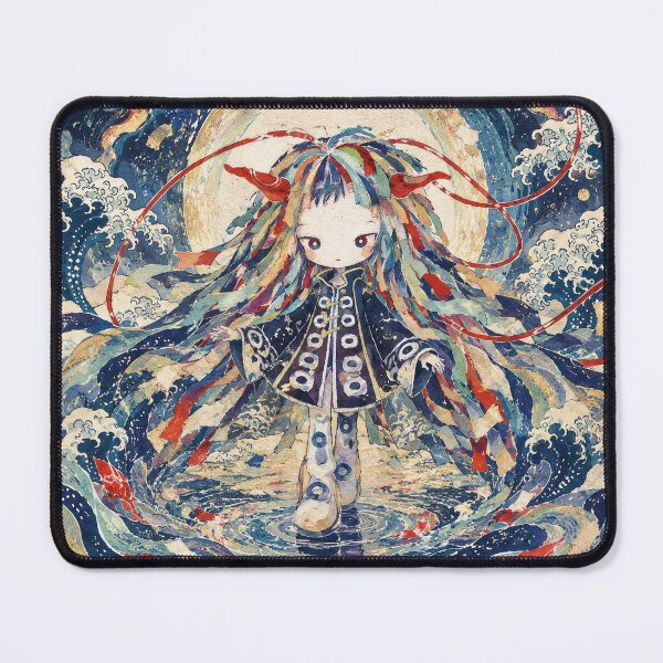 Item preview, Ukiyo-e Ocean Spirit designed and sold by LittleInkStudio.