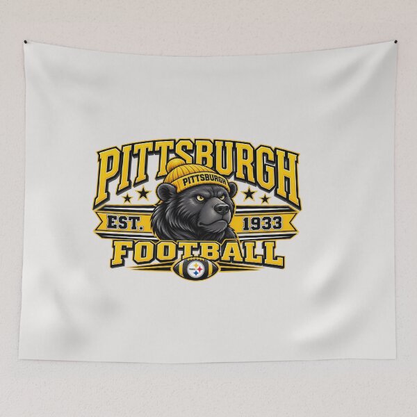 Item preview, Steelers Football designed and sold by PetalRadiant.