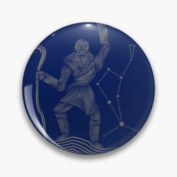 Item preview, Boötes Herdsman Constellation Gray Celestial Line Art designed and sold by JAMerArc.
