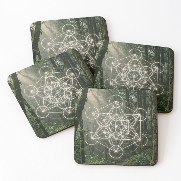 Item preview, Glowing Metatron's Cube Forest Path | Monkeybusiness designed and sold by monkeybusiness.pt.