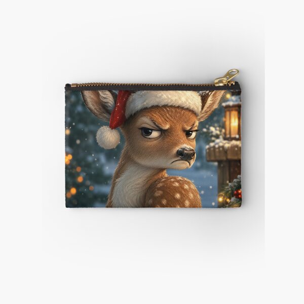 Item preview, Cute Christmas Reindeer Portrait designed and sold by ArcaneVisionArt.