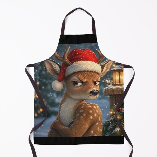 Item preview, Cute Christmas Reindeer Portrait designed and sold by ArcaneVisionArt.
