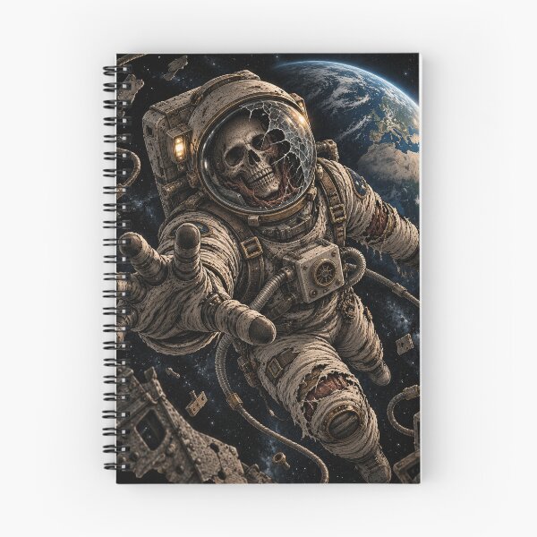 Item preview, Lost Steampunk Astronaut – Skeleton in Space designed and sold by RKWSHOP.