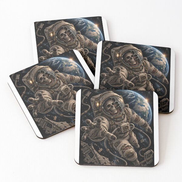 Item preview, Lost Steampunk Astronaut – Skeleton in Space designed and sold by RKWSHOP.