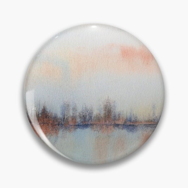 Item preview, Fault Line, Rust and Blue Abstract Watercolour designed and sold by ArithraStudio.