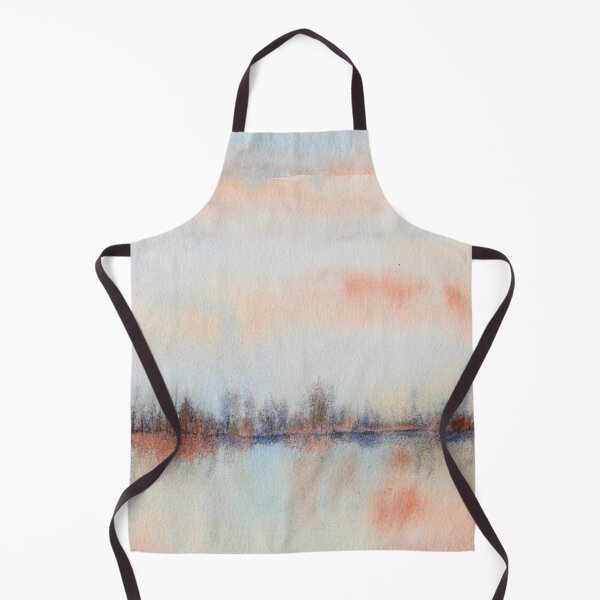 Item preview, Fault Line, Rust and Blue Abstract Watercolour designed and sold by ArithraStudio.