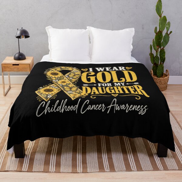 Item preview, I Wear Gold for My Daughter Childhood Cancer Awareness Mom T-Shirt designed and sold by Trendably.