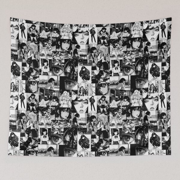 Item preview, Neo-Tokyo 90s Girls - Screentone Noir designed and sold by Lidra Zehcnas.