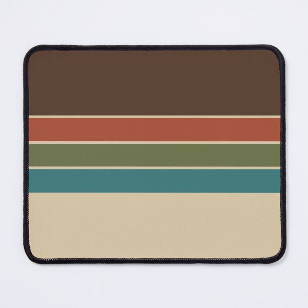 Item preview, Earthy Scandinavian 70s Vintage Retro Stripes designed and sold by Deutschic.