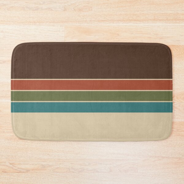 Item preview, Earthy Scandinavian 70s Vintage Retro Stripes designed and sold by Deutschic.