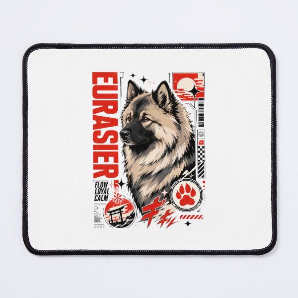 Item preview, Eurasier Dog Japanese Street Art Style Design designed and sold by AntiqueImages.