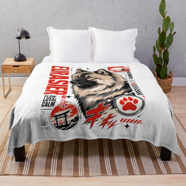 Item preview, Eurasier Dog Japanese Street Art Style Design designed and sold by AntiqueImages.