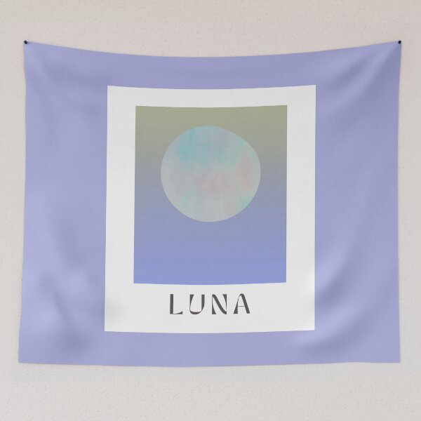 Item preview, Minimalist Opal Luna – Soft Pastel Moon Print designed and sold by MiaBellaGirl.