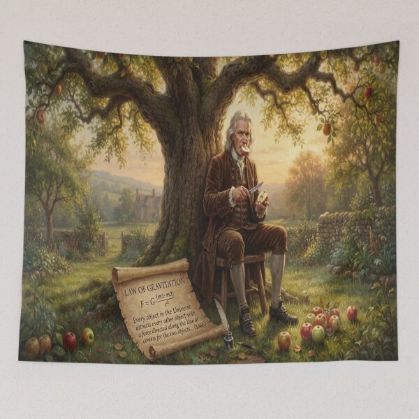 Item preview, Wise Scholar Writing Under the Ancient Tree Fantasy Art designed and sold by AfresStudio.