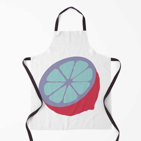 Item preview, Blue & Red Lemon Citrus Slice - Colourful Fruit Illustration designed and sold by iampaulmorris.