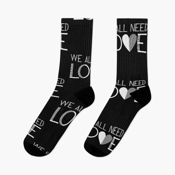 Item preview, We All Need Love Heart Modern Stripes Typography designed and sold by TackyTime.