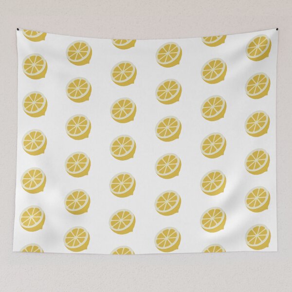 Item preview, Yellow Lemon Citrus Slice - Colourful Fruit Illustration designed and sold by iampaulmorris.