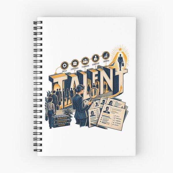 Item preview, Talent Development and Career Growth Concept Vector Illustration - HR Recruitment and Professional Success Design designed and sold by Nubian Style.