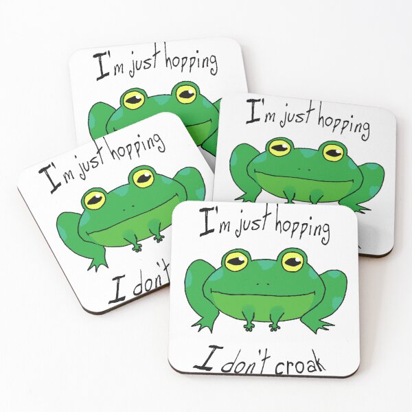 Item preview, Hopping I Don't Croak Frog designed and sold by Team Manticore.
