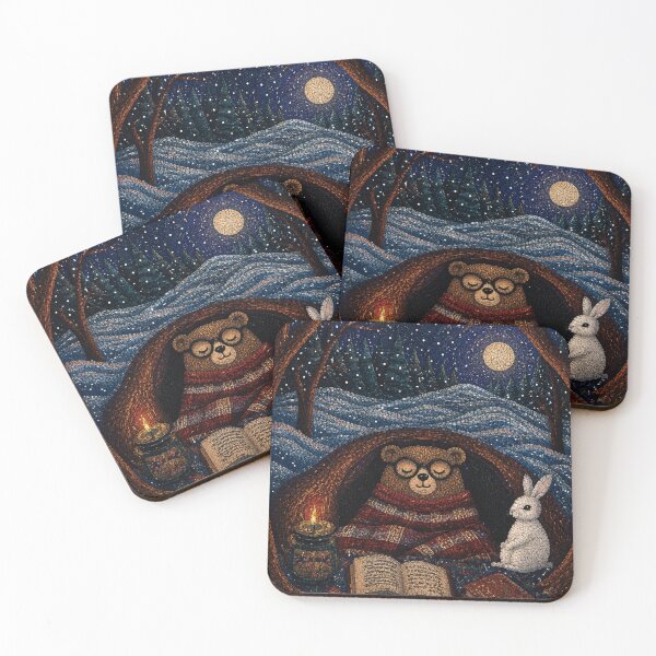 Item preview, Winter Night in the Woodland designed and sold by WhimsyWink.