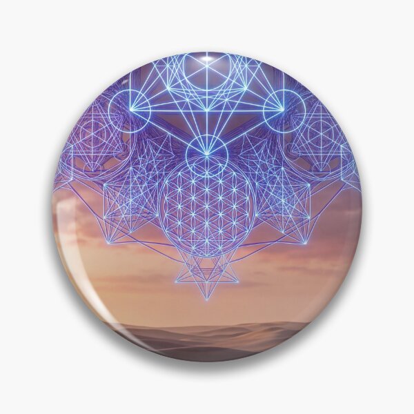 Item preview, Glowing Sacred Geometry Mandala Desert Sunset | Monkeybusiness designed and sold by monkeybusiness.pt.