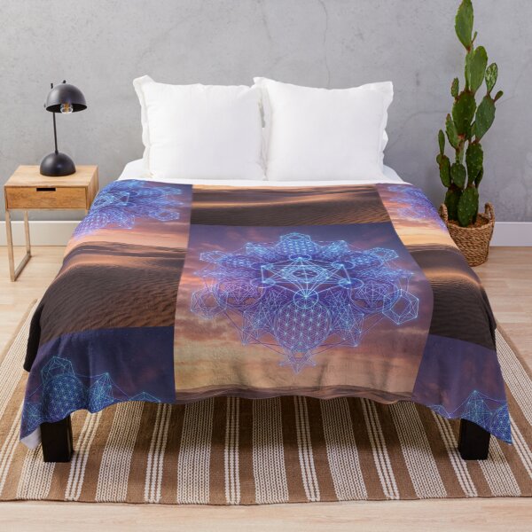 Item preview, Glowing Sacred Geometry Mandala Desert Sunset | Monkeybusiness designed and sold by monkeybusiness.pt.