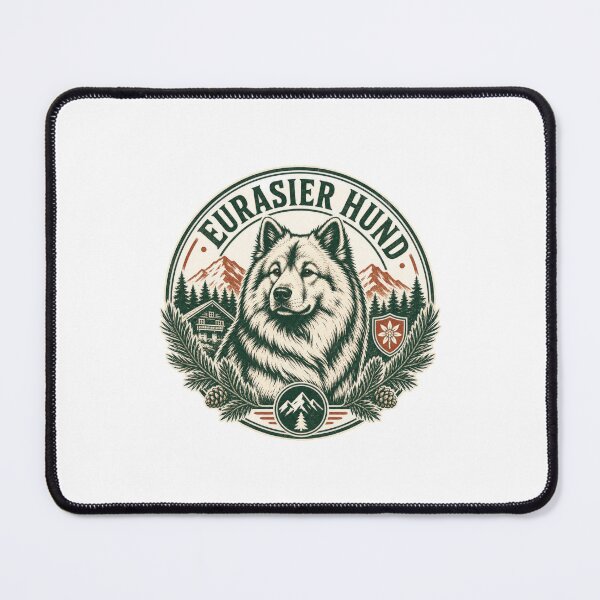 Item preview, Eurasier Hund Dog Breed Mountain Outdoors Design designed and sold by AntiqueImages.