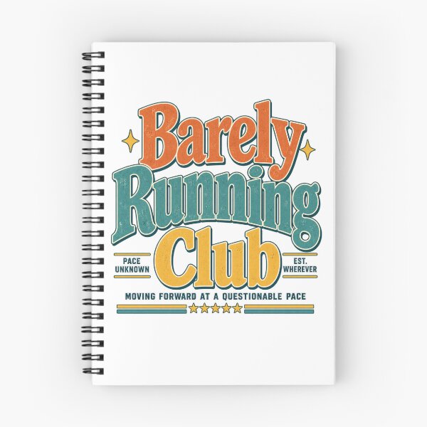 Item preview, Barely Running Club Funny Slow Runner Running Humor T-Shirt, Slow Runner Gift, Running Graphic Tee designed and sold by Trendably.