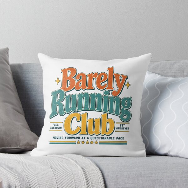 Item preview, Barely Running Club Funny Slow Runner Running Humor T-Shirt, Slow Runner Gift, Running Graphic Tee designed and sold by Trendably.