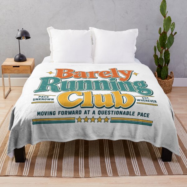 Item preview, Barely Running Club Funny Slow Runner Running Humor T-Shirt, Slow Runner Gift, Running Graphic Tee designed and sold by Trendably.